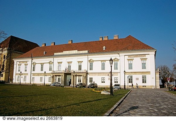 President´s Residence  Sandor Palota Palace  Castle Hill District  Budapest  Ungarn