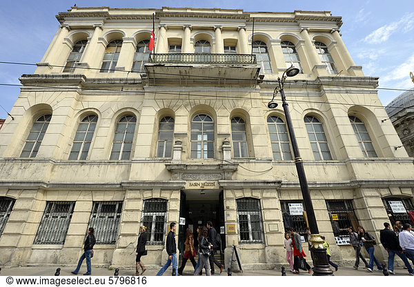 Pressemuseum Basin Müzesi  Istanbul  Türkei  Europa  ÖffentlicherGrund