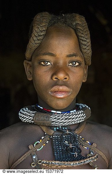 Pretty Himba girl Pretty Himba girl, Portrait, Kaokoland, Namibia ...