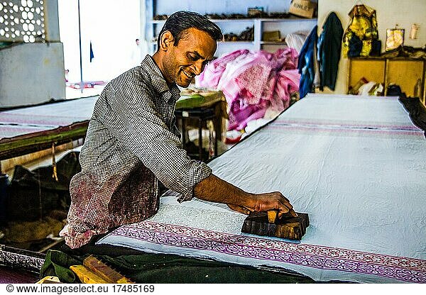 Printing blocks for cloth  handicrafts in Rajasthan  Jaipur  Rajasthan  India  Asia