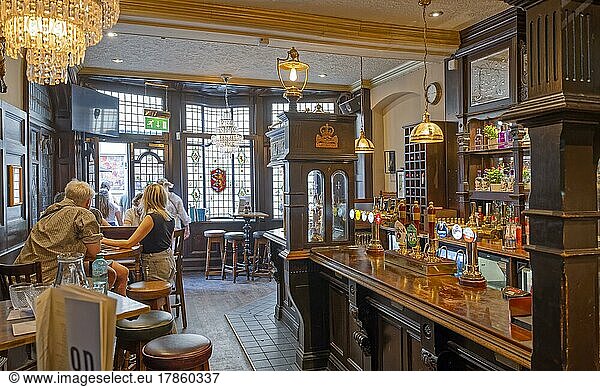Pub in London inside England  Great Britain