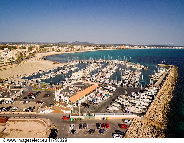 Puerto deportivo  Can Pastilla  playa de Palma  Mallorca  balearic islands  spain  europe.