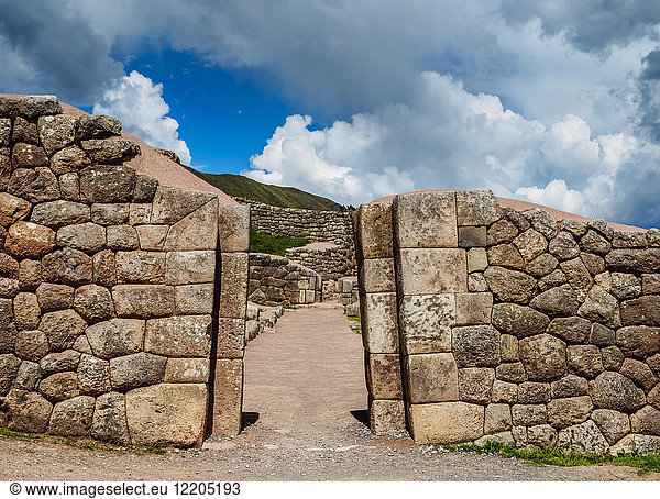 Puka Pukara Ruinen  Region Cusco  Peru  Südamerika