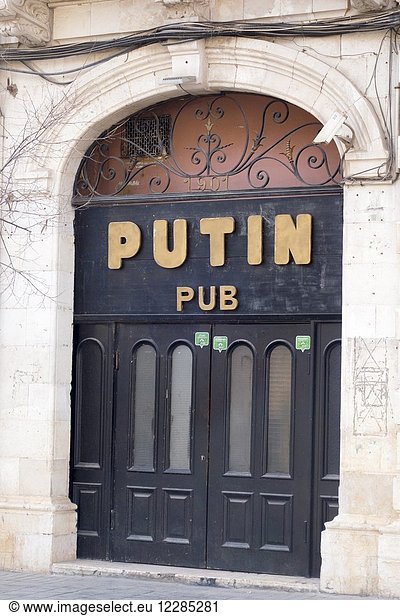 Putin bar is the main hangout for Jerusalem's Russian community.
