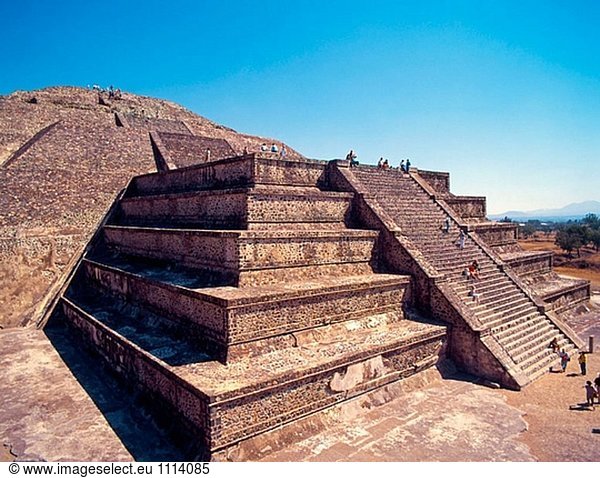 Pyramide des Mondes  Ruinen von den alten Pre-Aztec Stadt Teotihuacán. Mexiko
