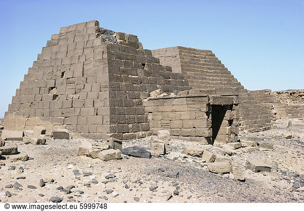 Pyramide Meroe Sudan Afrika