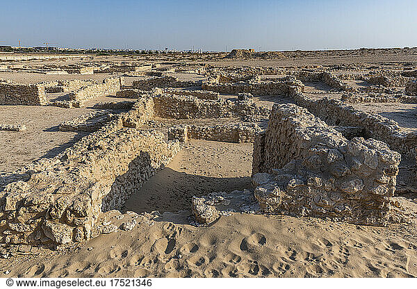 Qal'at al-Bahrain (Bahrain Fort),  UNESCO World Heritage Site,  Kingdom of Bahrain,  Middle East