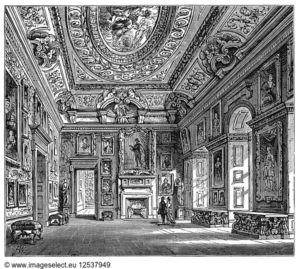 Queen Carolines Drawing Room  Kensington Palace  London  1900. Künstler: Unbekannt