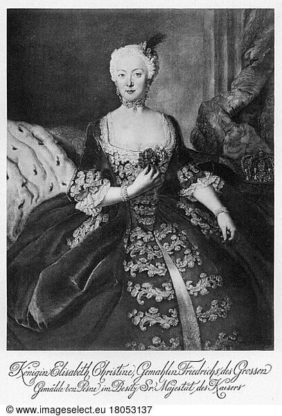 Queen Elisabeth Christine  Wife of Frederick the Great