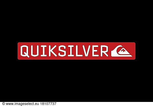 Quiksilver  Logo  Black Background