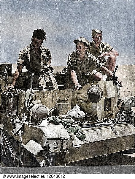Rückseite von The Eighth Army  1944. Künstler: Unbekannt.