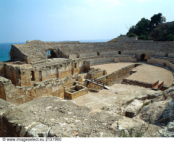 Römische Amphitheater,  Tarragona. Katalonien,  Spanien