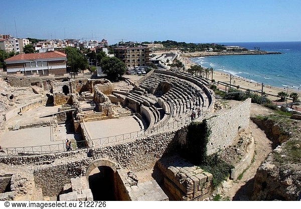 Römische Amphitheater. Tarragona. Spanien