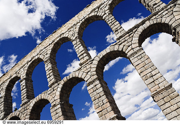 Römische Aquädukt  Segovia  Spanien