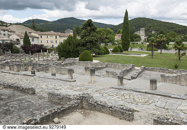 Römische Ausgrabungsstätte  Vaison-la-Romaine  Vaucluse  Provence-Alpes-Côte d?Azur  Frankreich