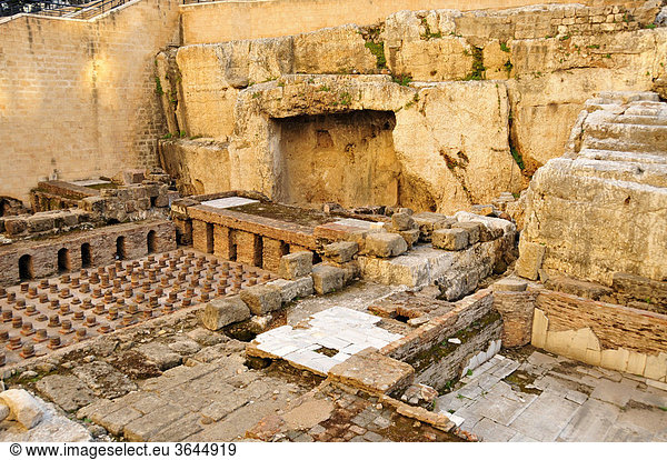 Römische Badeanlage in der Innenstadt  Teil des archäologischen Pfades  Beirut  Libanon  Naher Osten  Orient