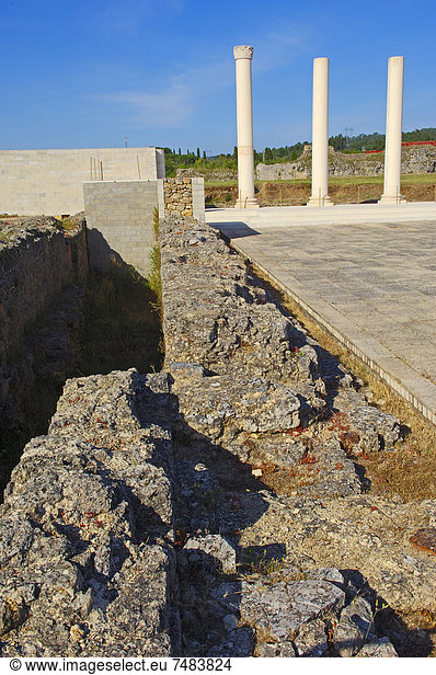 R÷mische Ruinen  Conimbriga  Coimbra  Region Beiras  Portugal  Europa