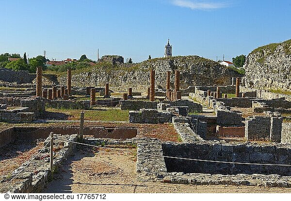 Römische Ruinen  Conimbriga  Coimbra  Region Beiras  Portugal  Europa