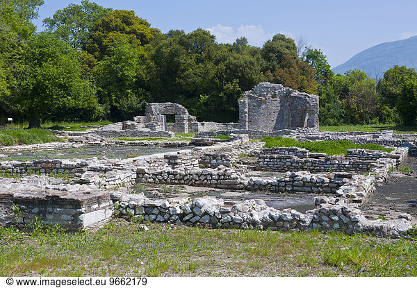 Römische Ruinen  UNESCO Weltkulturerbe  Butrinto  Albanien  Europa