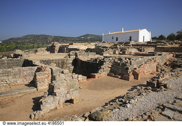 Römische Ruinen von Milreu,  bei Estoi,  Algarve,  Portugal