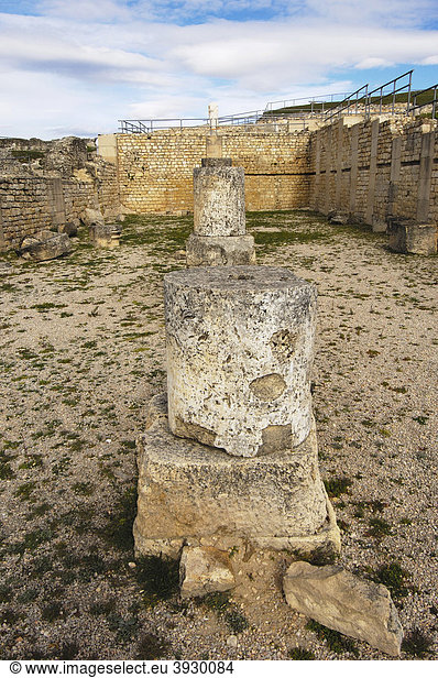 Römische Stadt  archäologische Stätte von SegÛbriga  Saelices  Cuenca  Kastilien-La Mancha  Spanien  Europa