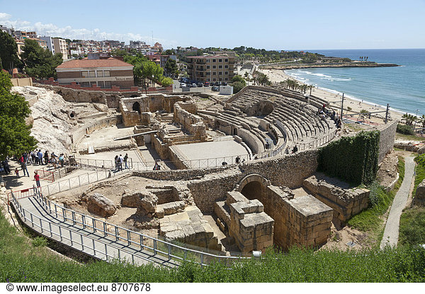 Römisches Amphitheater,  Tarragona,  Region Katalonien,  Spanien