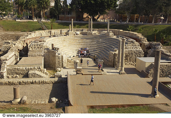 Römisches Amphitheater Alexandria Ägypten Afrika