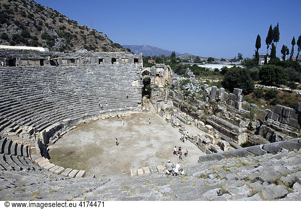 Römisches Amphitheater Myra Lykien Demre Türkei