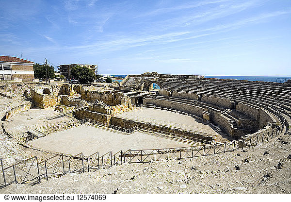 Römisches Amphitheater  Tarragona  Katalonien  Spanien  2007. Künstler: Samuel Magal