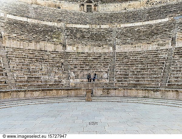 Römisches Theater  Amman  Jordanien  Asien