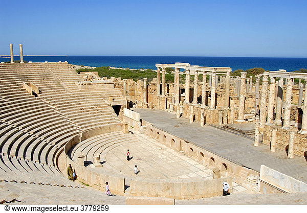 Römisches Theater Leptis Magna Libyen
