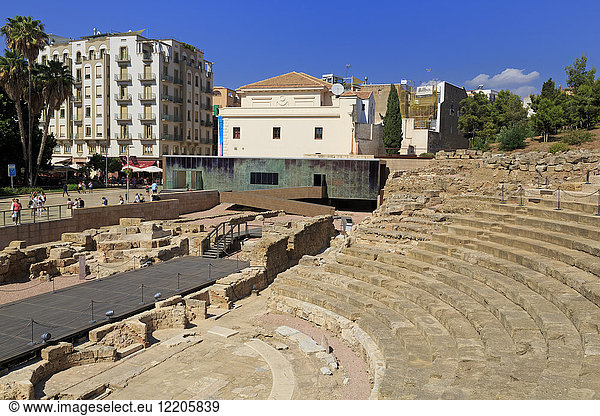 Römisches Theater  Malaga  Andalusien  Spanien  Europa