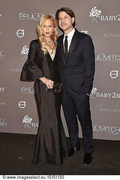 Rachel Zoe and Rodger Berman arrive at the The 2018 Baby2Baby Gala Presented By Paul Mitchell Event at 3LABS on November 10  2018 in Culver City  California.
