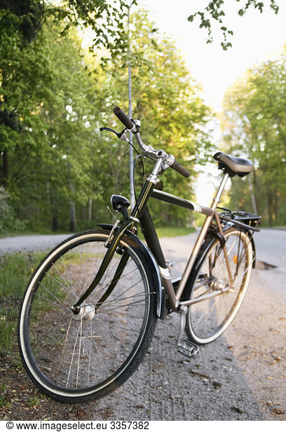 Radfahren auf Schotterpiste