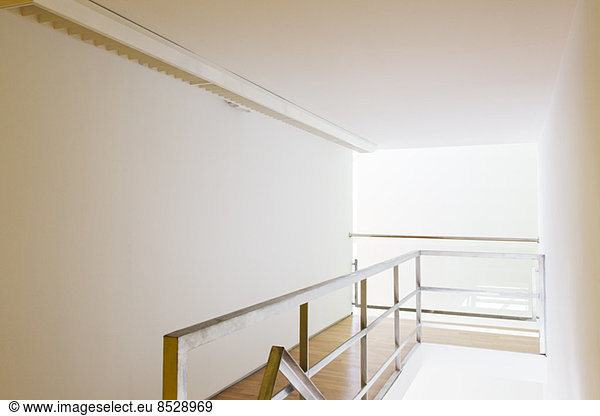 Railing and corridor in office