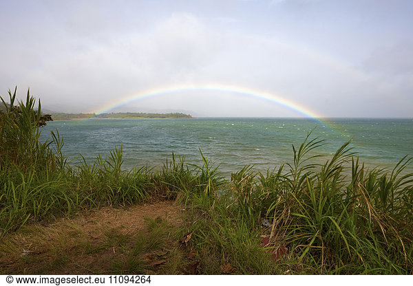 Rainbow over Lake Arenal  Alajuela Province  Costa Rica