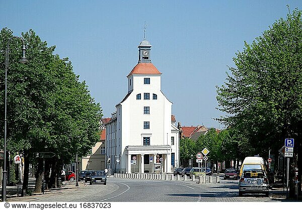 Rathaus der Stadt Treuenbrietzen im Fläming in Brandenburg - Deutschland.