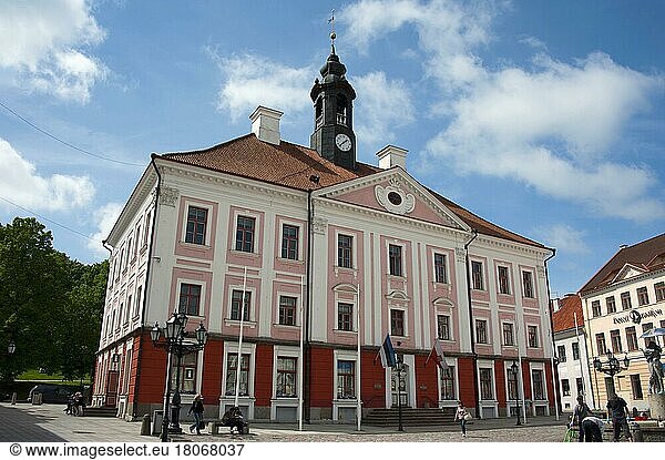 Rathaus  Tartu  Estland  Baltikum  Europa  Dorpat  Europa