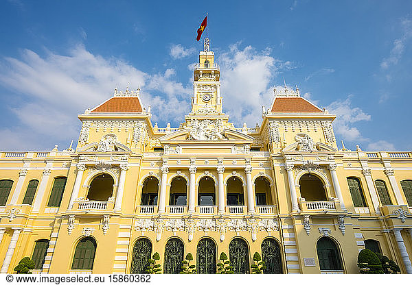 Rathaus von Ho-Chi-Minh-Stadt (Volkskomitee der Stadt Ho-Chi-Minh-Stadt)  Vietnam