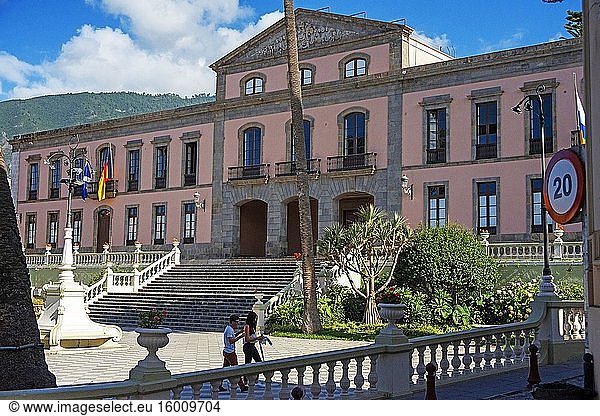Rathaus von La Orotava  Teneriffa  Kanarische Inseln  Spanien.
