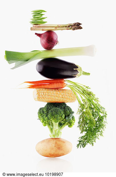 Raw vegetables balancing