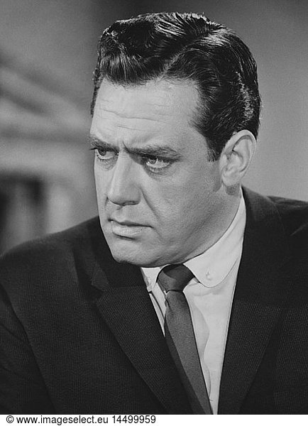 Raymond Burr  Publicity Portrait for CBS TV Show  Perry Mason  1960's