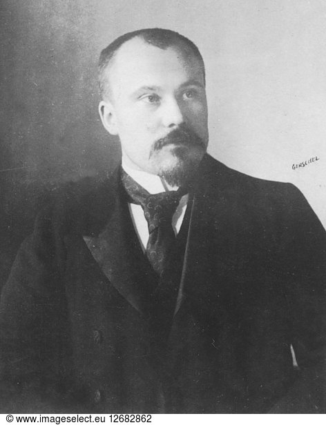 Raymond Poincare  um 1893. Künstler: Aaron Gerschel.