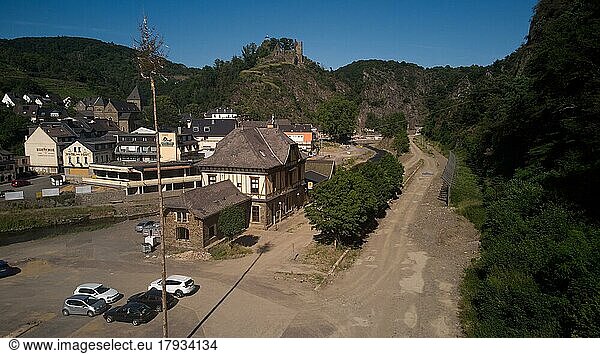 Reconstruction after the flood disaster in the Ahr valley in Altenahr  Rhineland-Palatinate  Germany  Europe