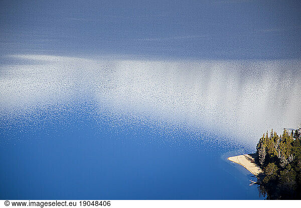 Reflection Of Sky In Gutierrez Lake At Bariloche