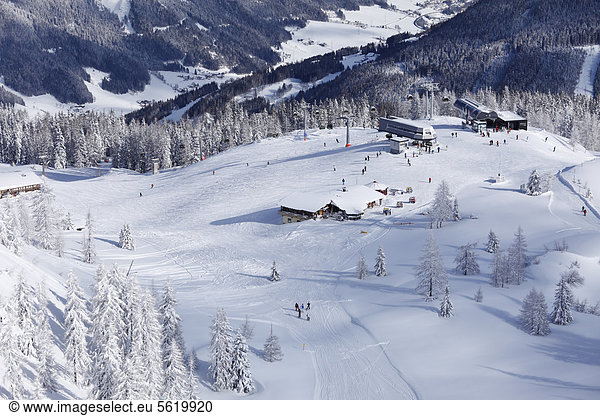 Reiteralm skiing area Pichl-Preunegg near Schladming Styria Austria Europe