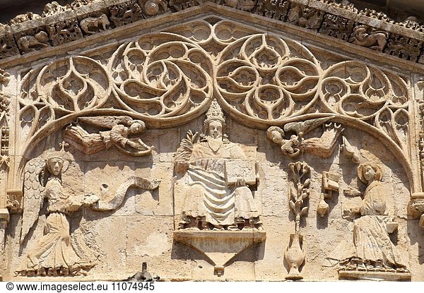 Relief  Kathedrale von Palermo  Palermo  Sizilien  Italien  Europa