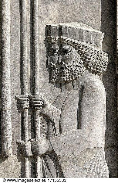 Relief von Kriegern  Persepolis  Iran.