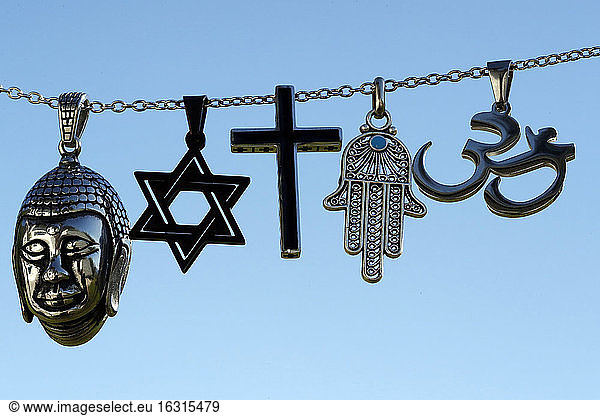 Religiöse Symbole des Christentums  Islam  Judentum  Buddhismus und Hinduismus  Interreligiöser Dialog  Frankreich  Europa
