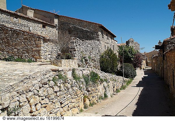 Rello  mittelalterliche Stadt mit Stadtmauer. Provinz Soria  Kastilien und Leon  Spanien.